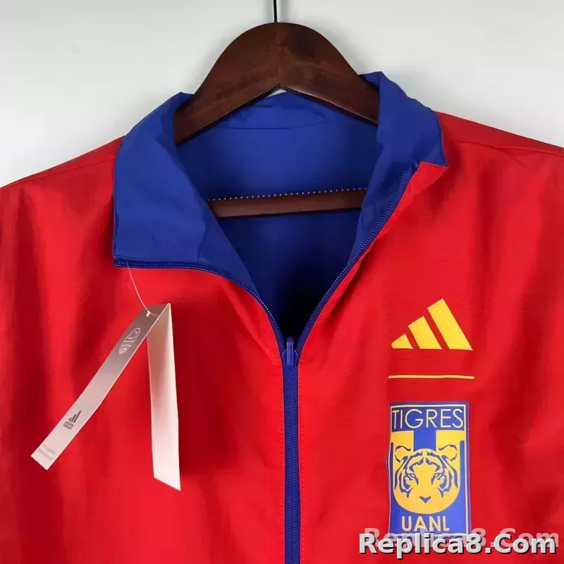 2023/2024 Tigres Reversible Windbreaker（Blue-red）Soccer Jersey 1:1 Thai Quality - detail