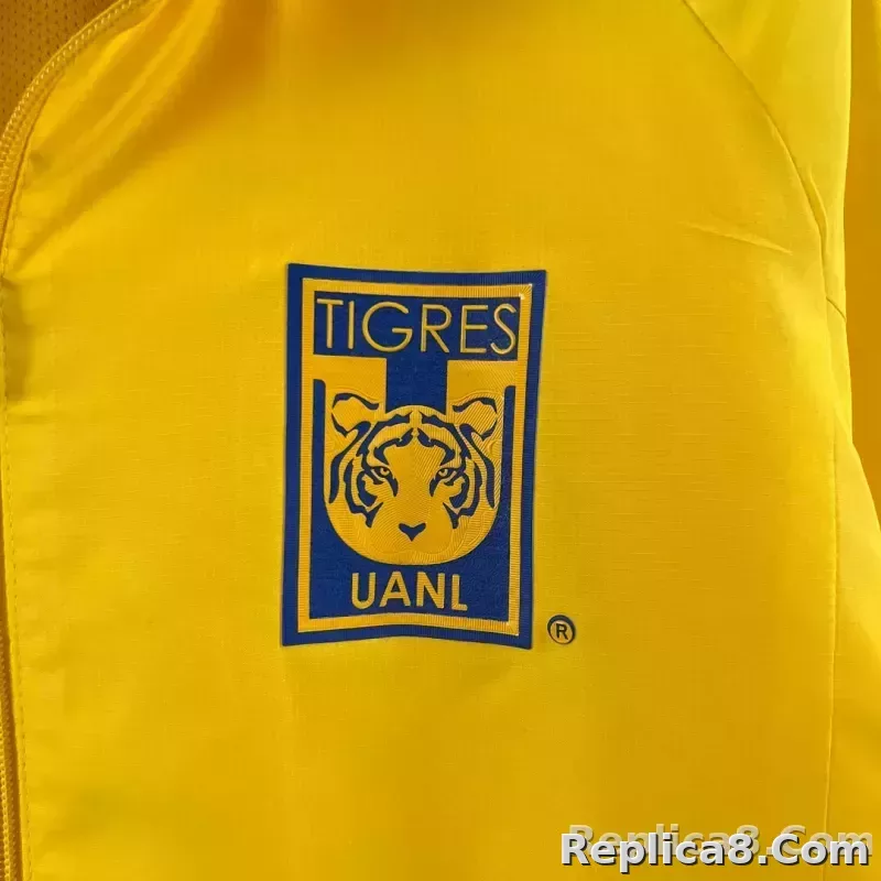 2023/2024 Tigres Jersey Windbreaker yellow Soccer Jersey 1:1 Thai Quality - detail