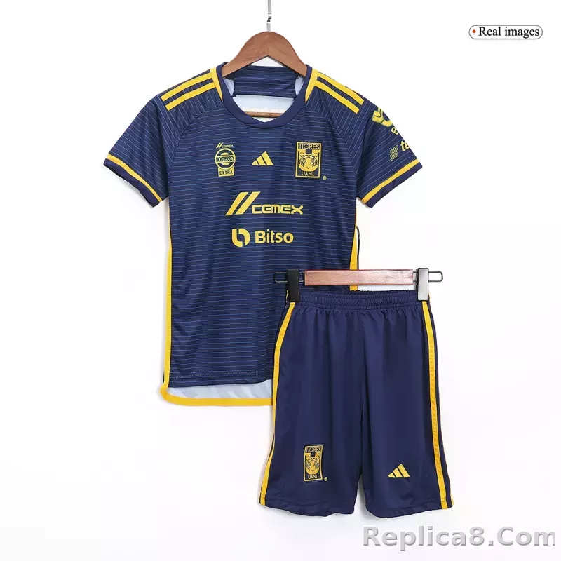 23-24 Tigres UANL  Away Kids Kit Jersey+Shorts