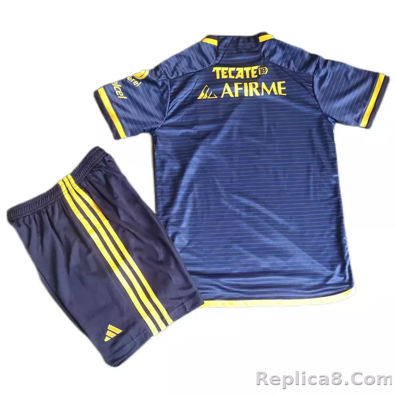 23-24 Tigres UANL  Away Kids Kit Jersey+Shorts - detail