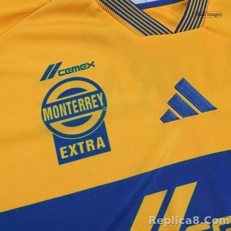 23-24 Tigres UANL  Home Jersey Long Sleeve - detail