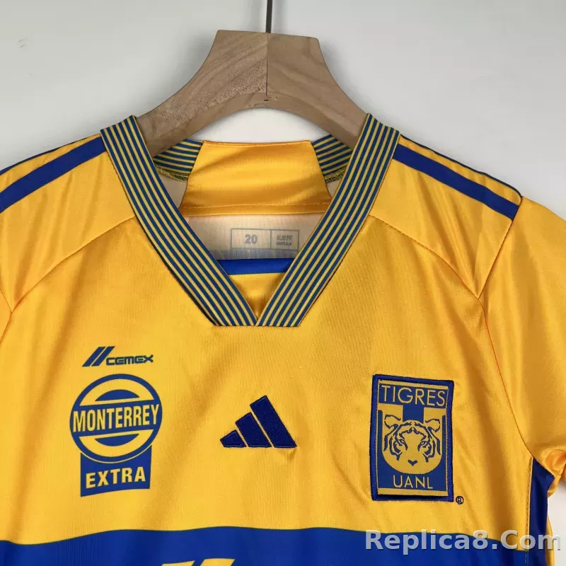 23-24 Tigres UANL  Home Kids Kit Jersey+Shorts - detail