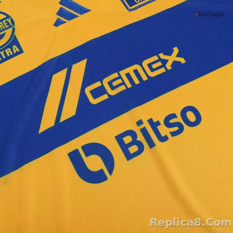 23-24 Tigres UANL Home Jersey Long Sleeve - detail