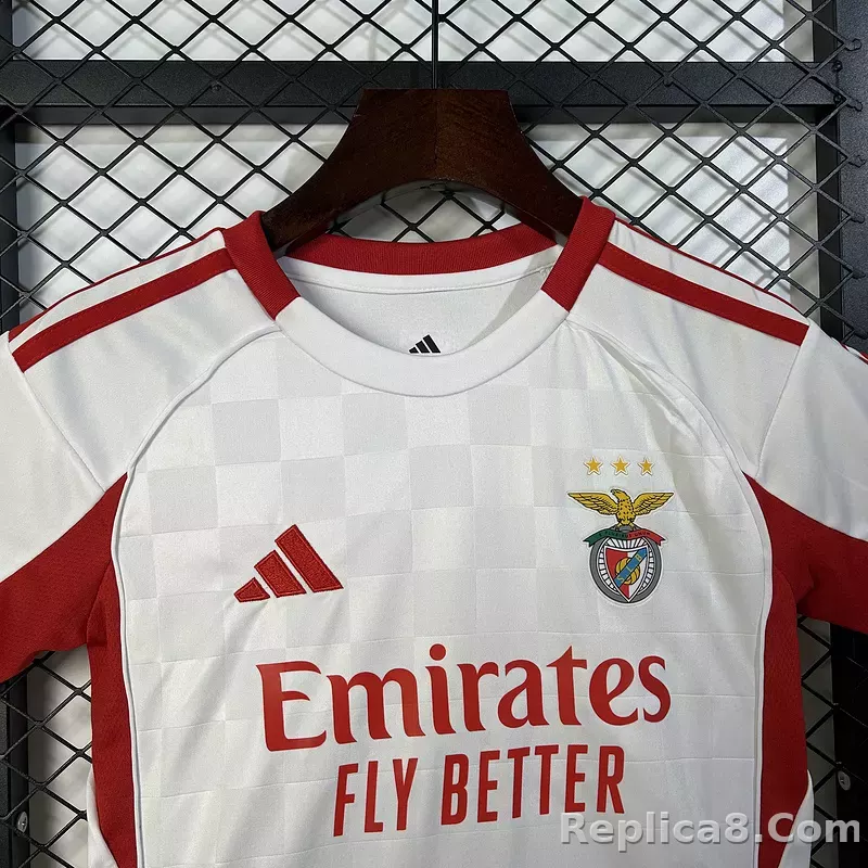 25-26 Benfica Second Away Football Kids Kit Jersey+Shorts - detail