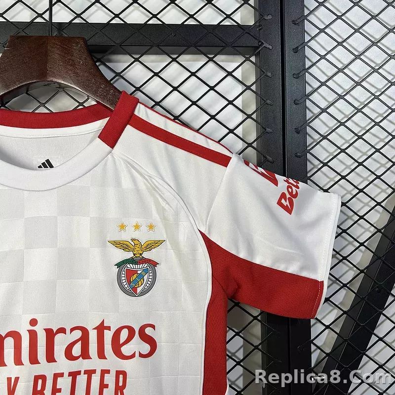 25-26 Benfica Second Away Football Kids Kit Jersey+Shorts - detail