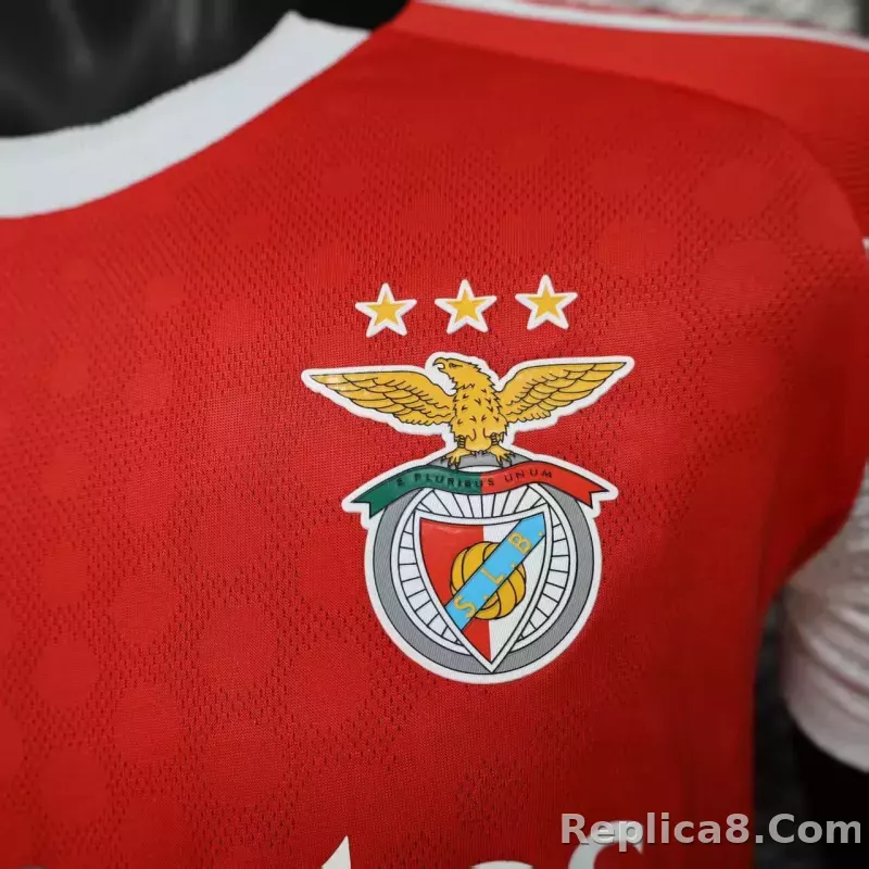 25-26 Benfica Home Football Jersey Player Version - detail