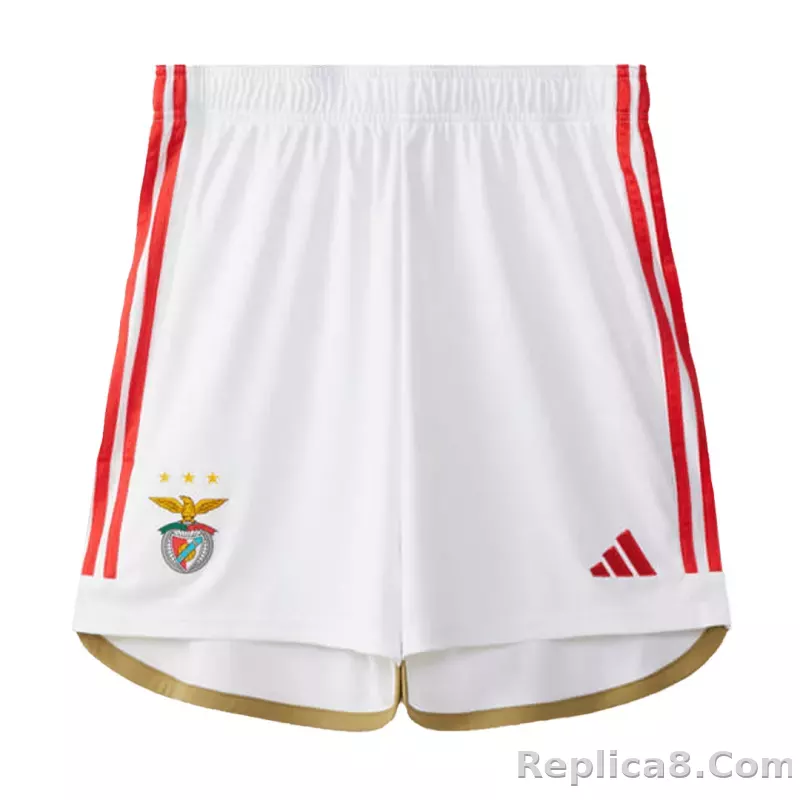 23-24 Benfica Home Soccer Shorts