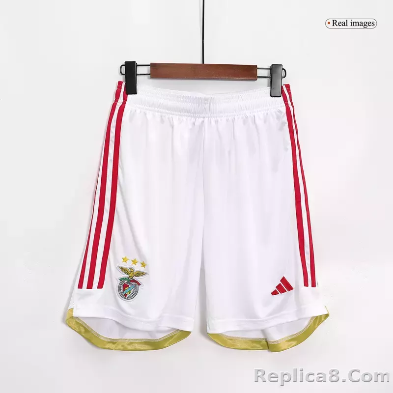 23-24 Benfica Home Soccer Shorts - detail