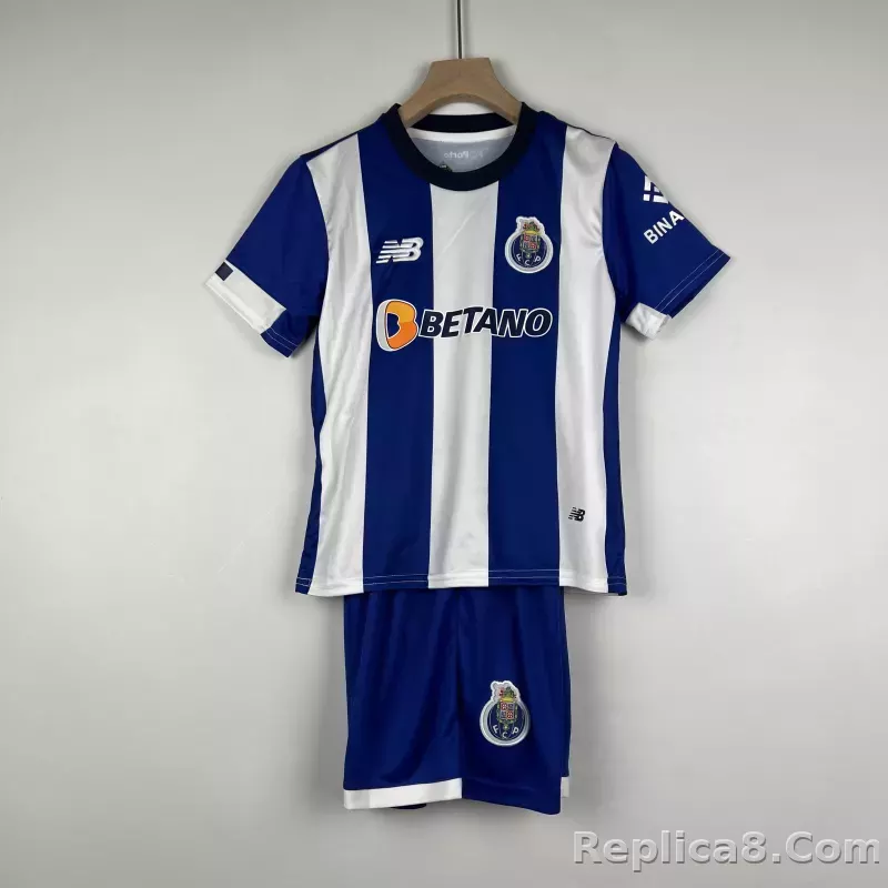 23-24 Porto  Home Kid Kit Jersey+Shorts