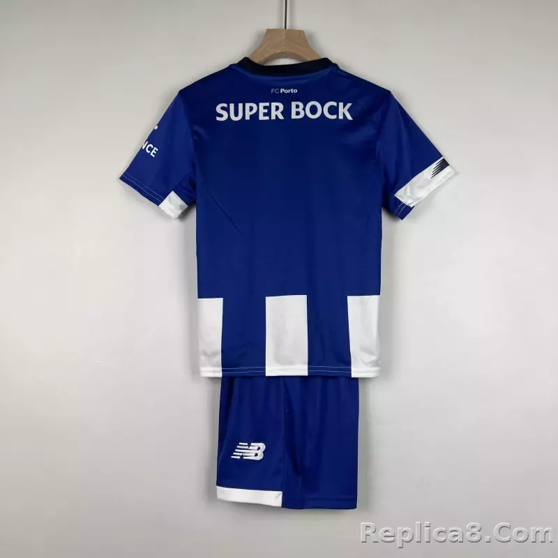 23-24 Porto  Home Kid Kit Jersey+Shorts - detail