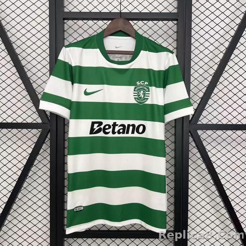 25-26 Sporting CP  Home Soccer Jersey