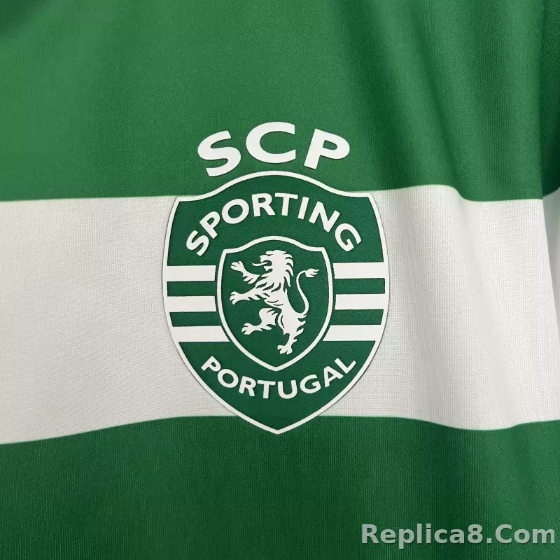 25-26 Sporting CP  Home Soccer Jersey - detail