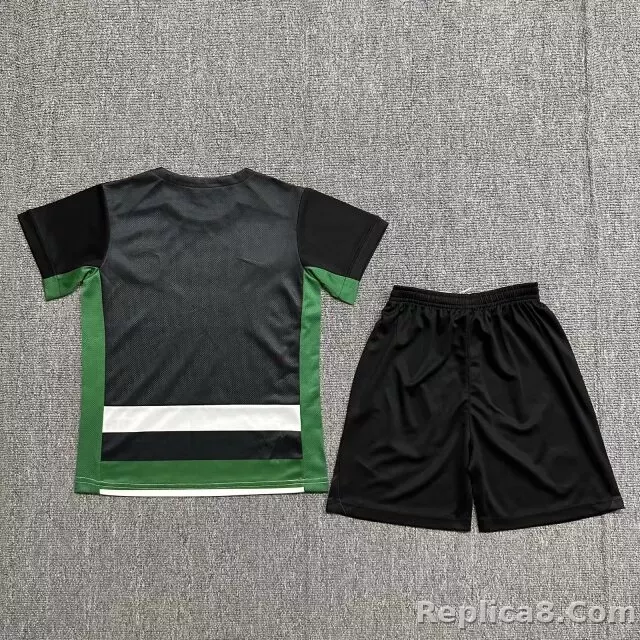 24-25 Sporting CP  Home Soccer Kids Kit Jersey+Shorts - detail