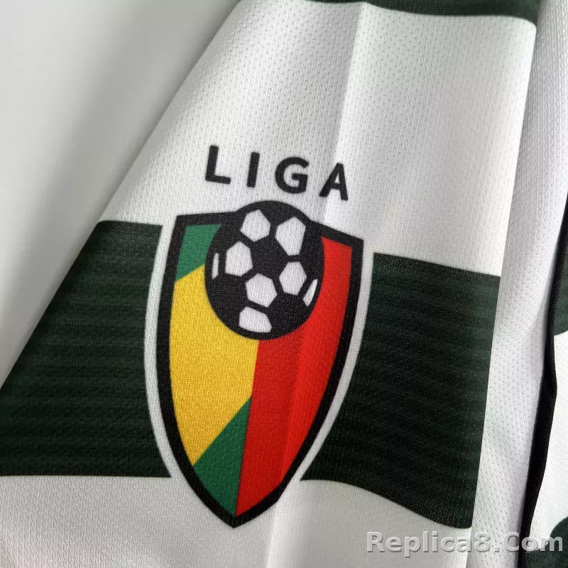 2001/03 Sporting CP  Home Retro Jersey Long Sleeve - detail