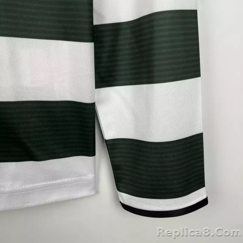 2001/03 Sporting CP  Home Retro Jersey Long Sleeve - detail