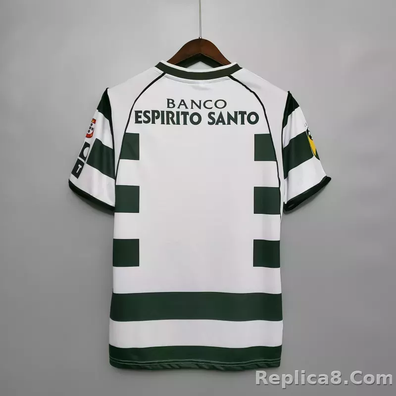 2001/03 Sporting CP  Home Retro Jersey - detail