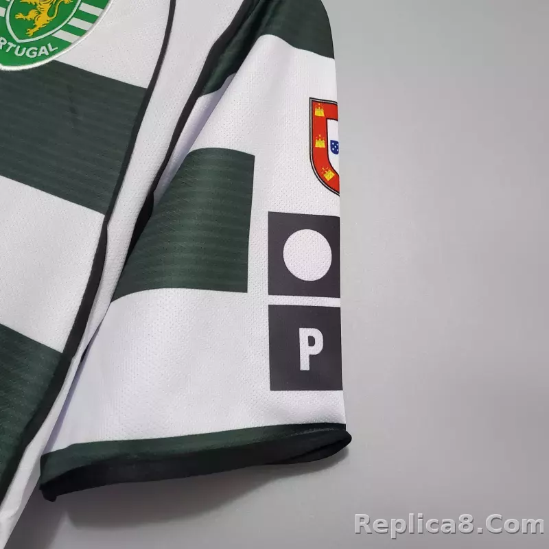 2001/03 Sporting CP  Home Retro Jersey - detail