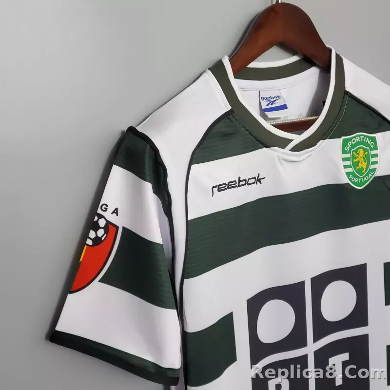 2001/03 Sporting CP  Home Retro Jersey - detail