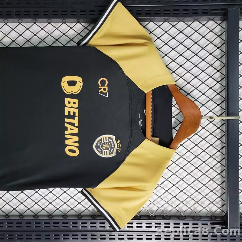 23-24 Sporting CP Third Away Kids Kit Jersey+Shorts - detail