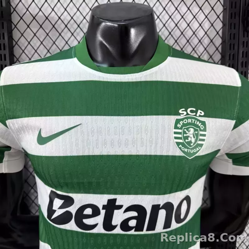 25-26 Sporting CP Home Soccer Jersey Player Version - detail
