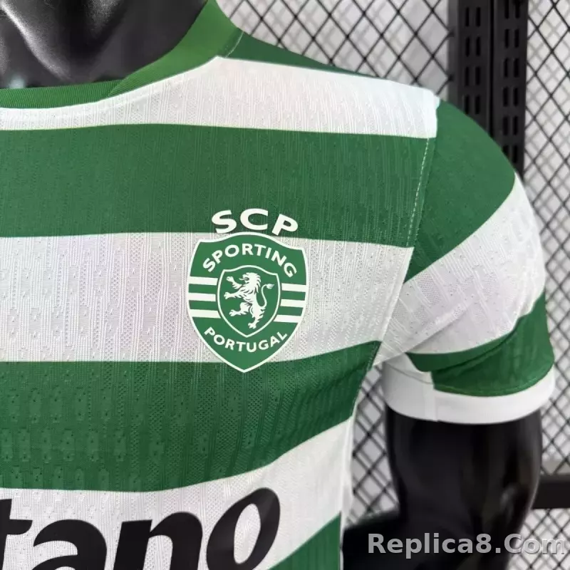 25-26 Sporting CP Home Soccer Jersey Player Version - detail