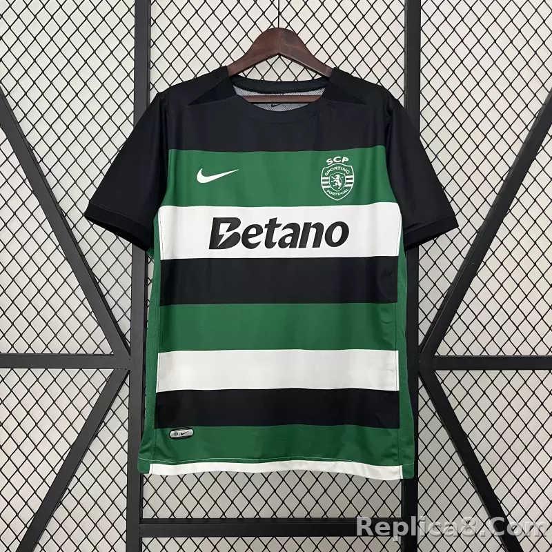 24-25 Sporting CP Home Soccer Jersey