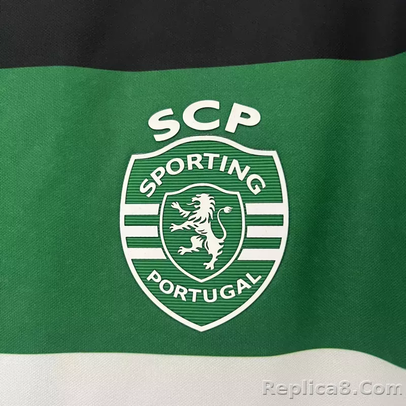 24-25 Sporting CP Home Soccer Jersey - detail