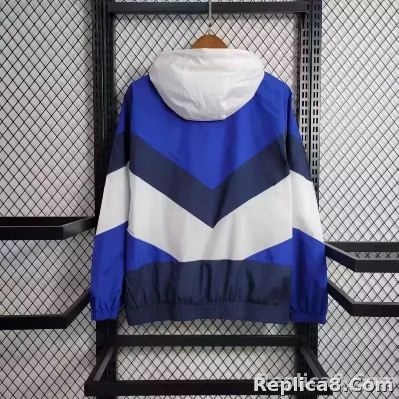 2023 Corinthians Windbreaker Blue Soccer Jersey 1:1 Thai Quality - detail
