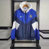 2023 Corinthians Windbreaker Blue Soccer Jersey 1:1 Thai Quality - view 1
