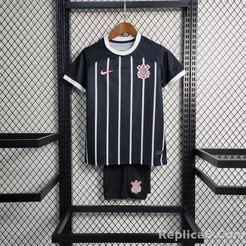 23-24 Corinthians  Away Kids Kit Jersey+Shorts