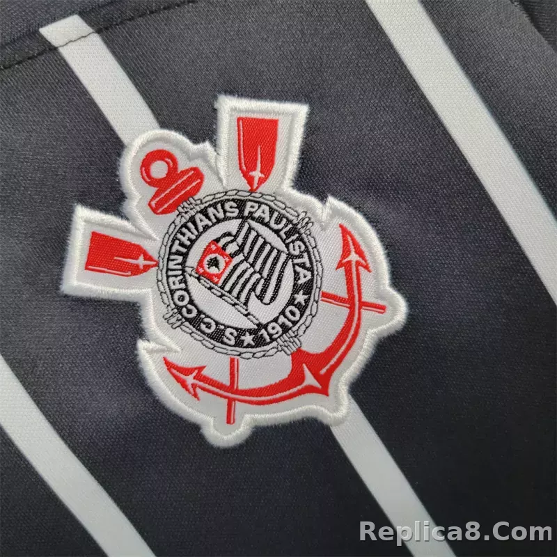 23-24 Corinthians  Away Kids Kit Jersey+Shorts - detail