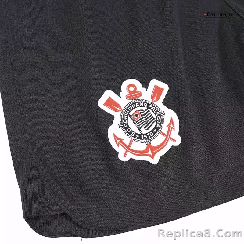 23-24 Corinthians Home Soccer Shorts - detail