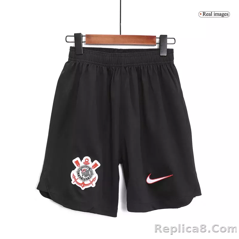 23-24 Corinthians Home Soccer Shorts - detail