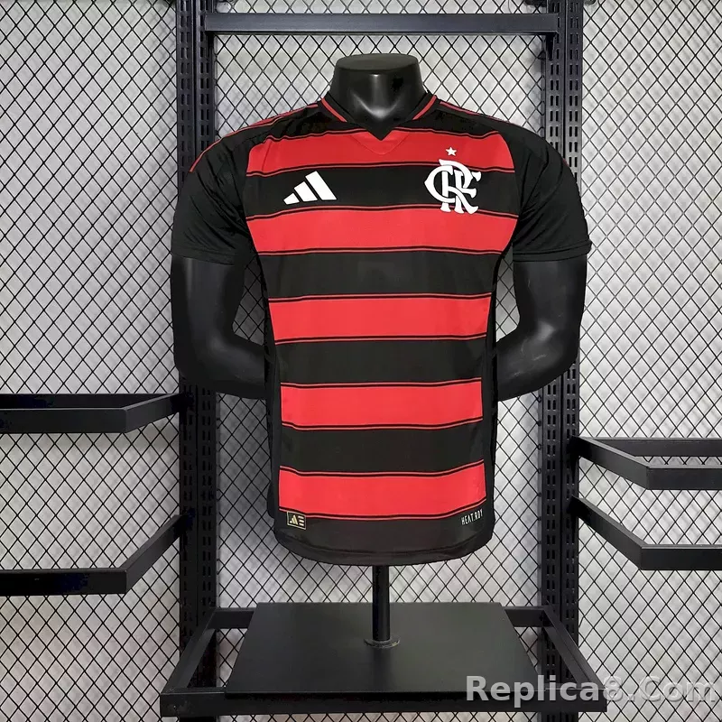 25-26 CR Flamengo Home Soccer Jersey Player Version - detail