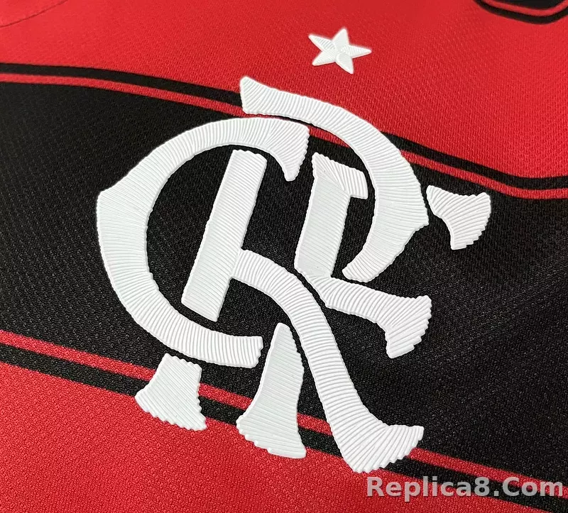 25-26 CR Flamengo Home Soccer Jersey Player Version - detail