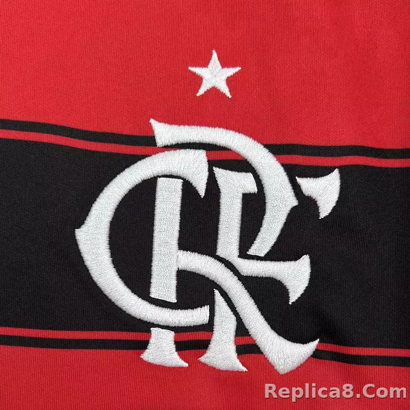 25-26 CR Flamengo Home Soccer Jersey - detail