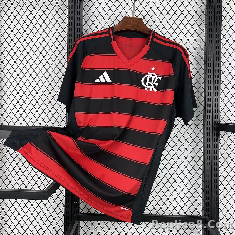 25-26 CR Flamengo Home Soccer Jersey - detail