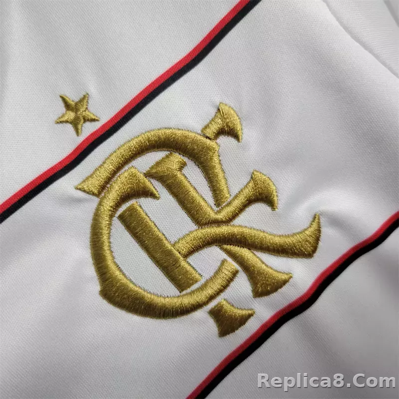 23-24 CR Flamengo Away Kids Kit Jersey+Shorts - detail