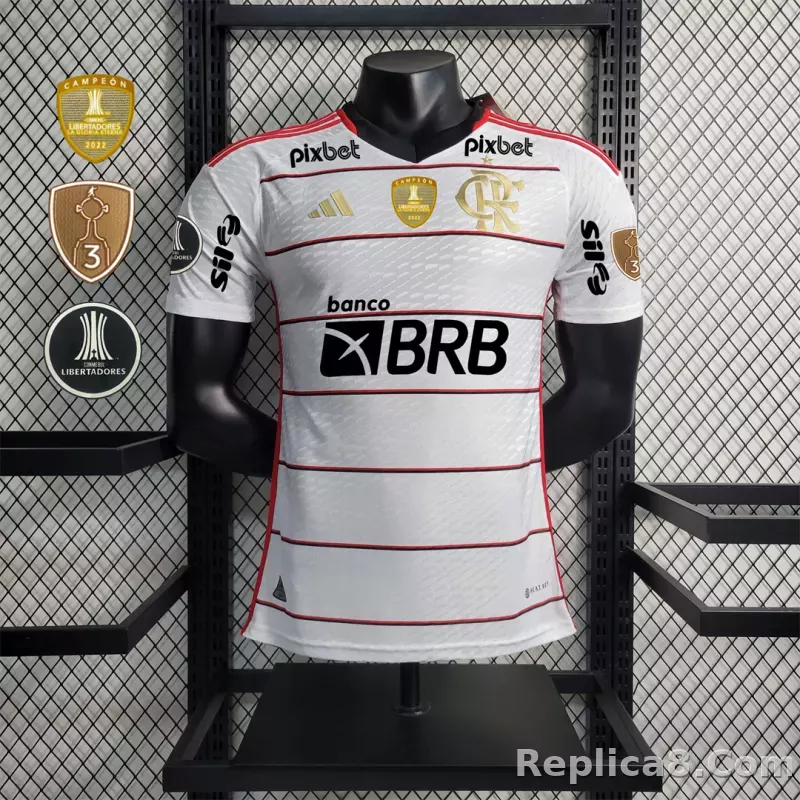23-24 CR Flamengo Away Jersey Player Edition - detail