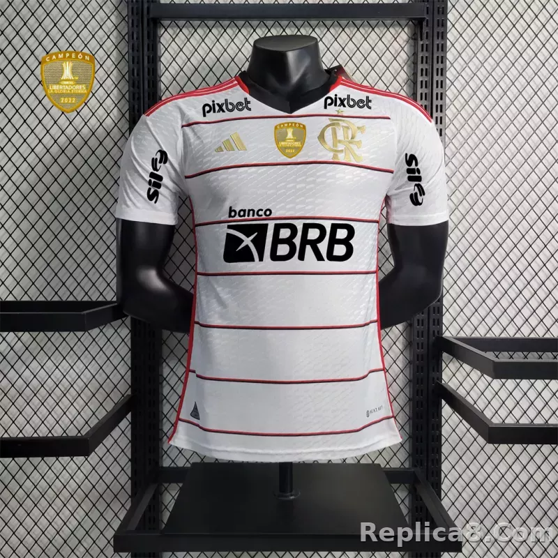 23-24 CR Flamengo Away Jersey Player Edition - detail