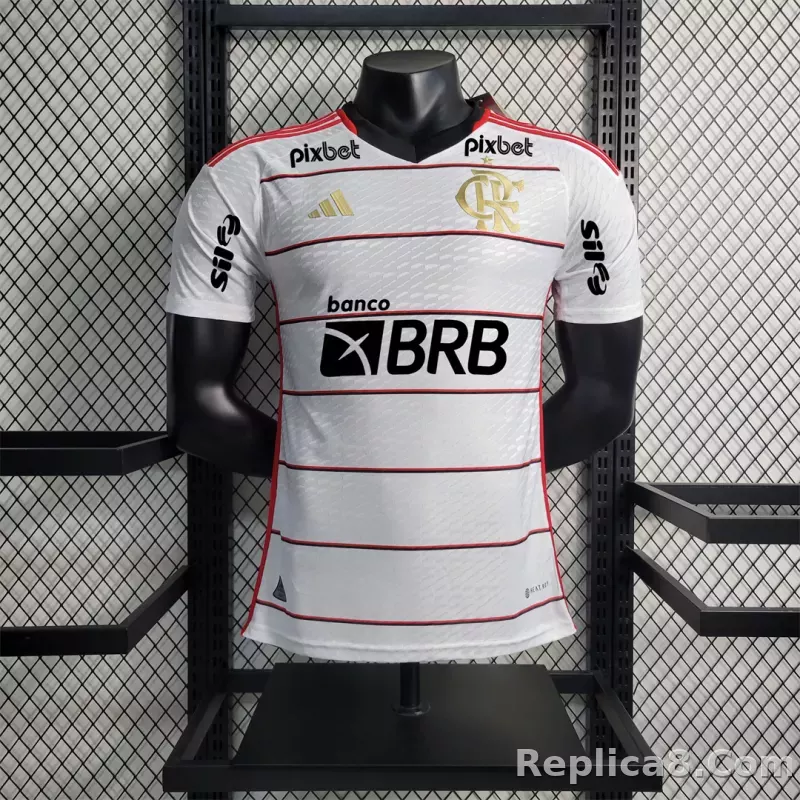 23-24 CR Flamengo Away Jersey Player Edition - detail