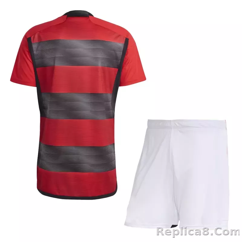 23-24 CR Flamengo Home Kit Jersey+Shorts - detail