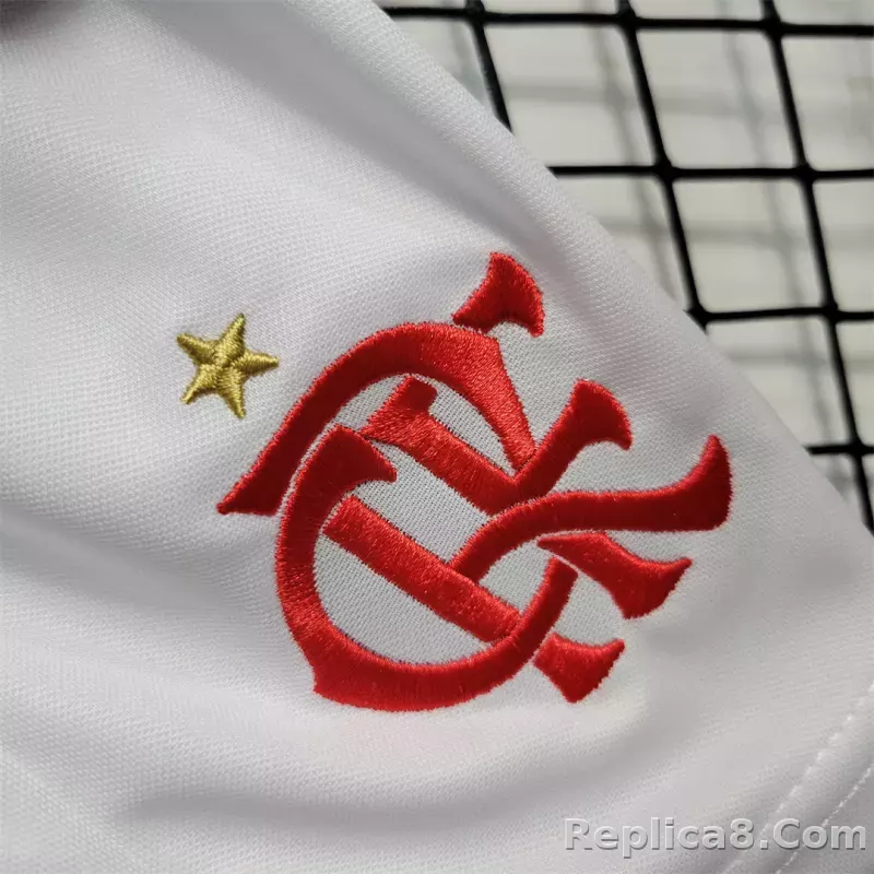 23-24 CR Flamengo Home Jersey Kids Kit Jersey+Shorts - detail