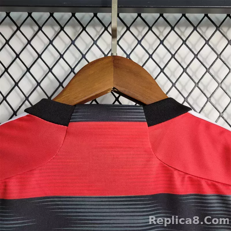23-24 CR Flamengo Home Jersey Kids Kit Jersey+Shorts - detail