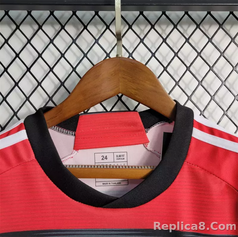 23-24 CR Flamengo Home Jersey Kids Kit Jersey+Shorts - detail