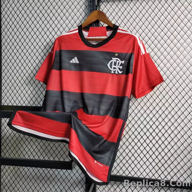 23-24 CR Flamengo Home Jersey Fan Edition - detail