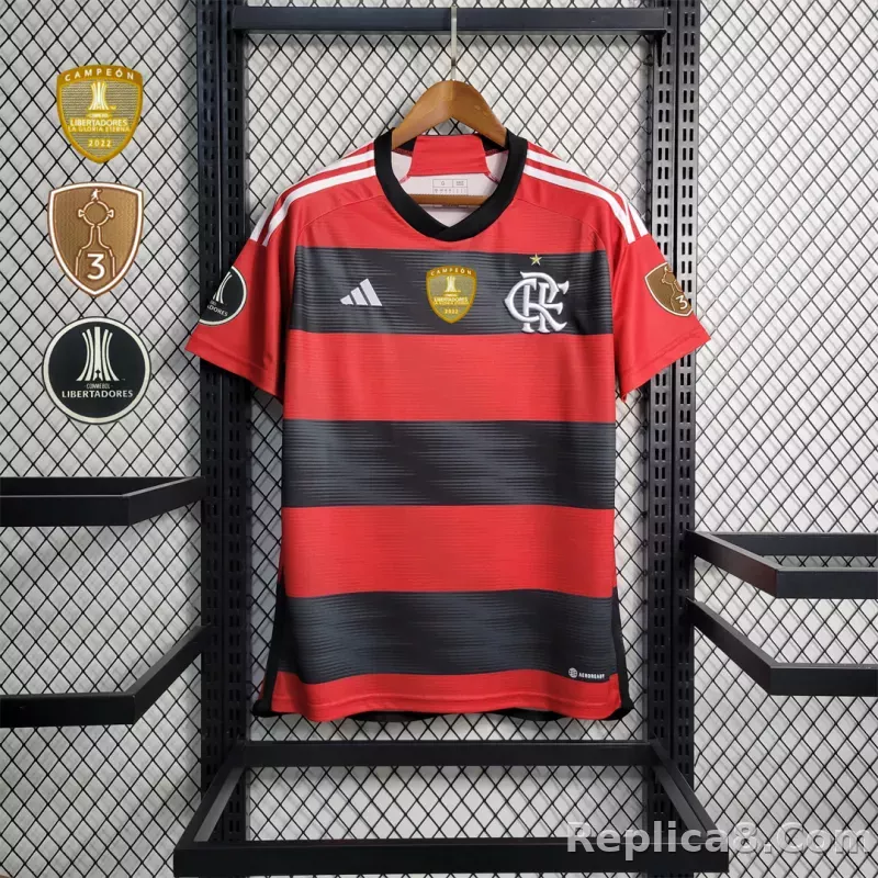 23-24 CR Flamengo Home Jersey Fan Edition - detail