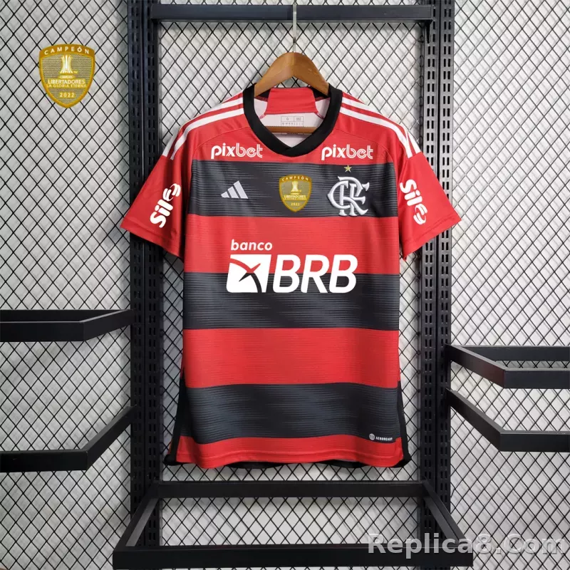 23-24 CR Flamengo Home Jersey Fan Edition - detail