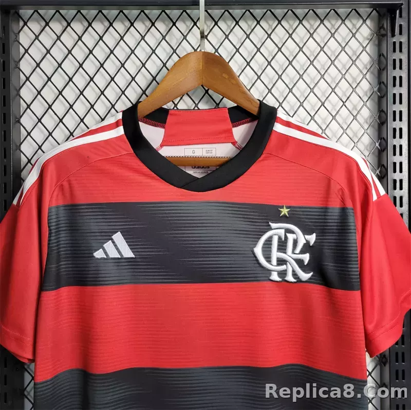 23-24 CR Flamengo Home Jersey Fan Edition - detail