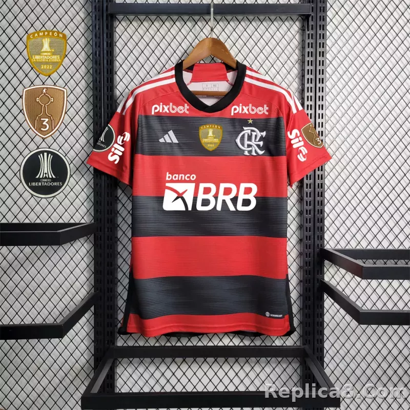 23-24 CR Flamengo Home Jersey Fan Edition - detail